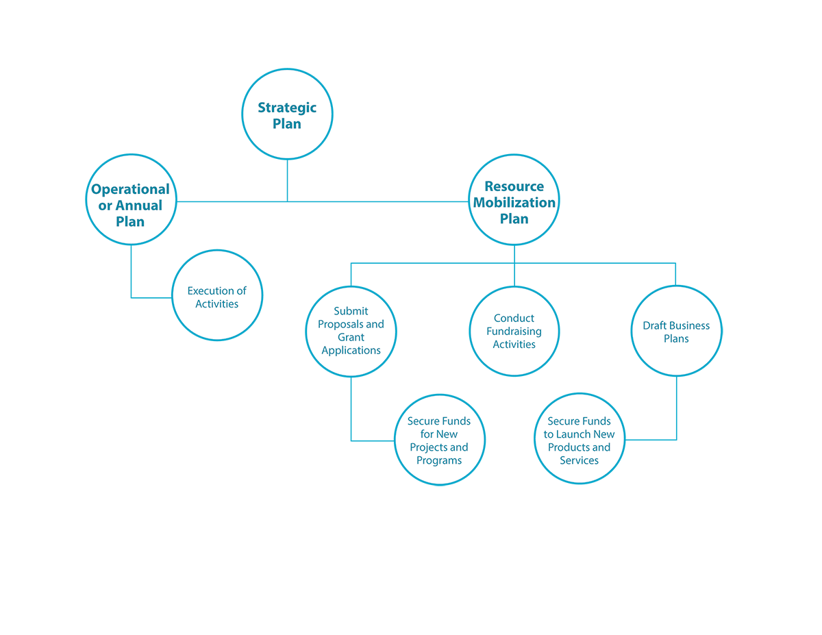 resource mobilizers and financial backers in business plan